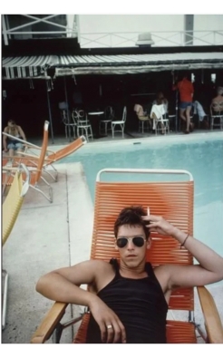 Nan Goldin, David by the pool at The Black Room, Provincetown, 1976 Nan Goldin, David by the pool at The Black Room, Provincetown, 1976