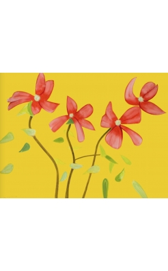 Alex Katz, Red Dogwood 1, 2021 Alex Katz, Red Dogwood 1, 2021