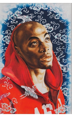 Kehinde Wiley, Sophie Arnould Study II 2016, 2016 Kehinde Wiley, Sophie Arnould Study II 2016, 2016