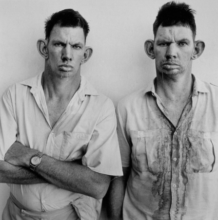 Roger Ballen, Dresie and Casie, Twins, Western Transvaal Roger Ballen, Dresie and Casie, Twins, Western Transvaal