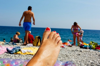 Martin Parr, Red Toe Nail Martin Parr, Red Toe Nail