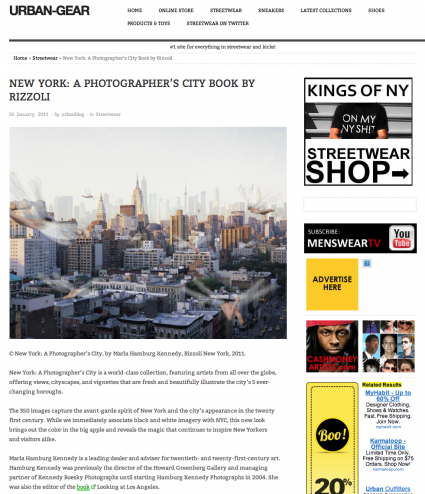 Urban-Gear: New York, A Photographer's City Urban-Gear: New York, A Photographer's City
