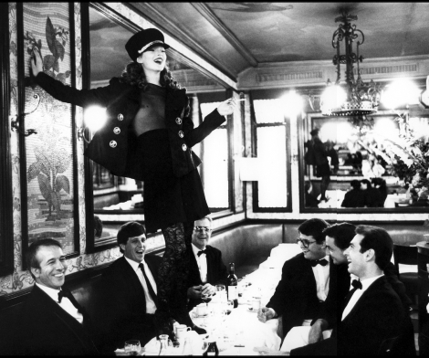 Arthur Elgort, Kate Moss, Cafe Lipp Arthur Elgort, Kate Moss, Cafe Lipp