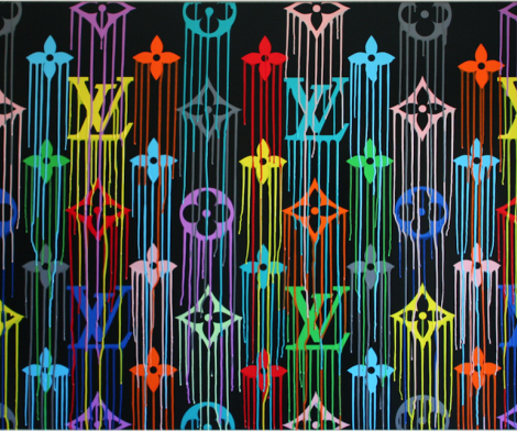 Zevs, Liquidated Louis Vuitton, 2011 Zevs, Liquidated Louis Vuitton, 2011
