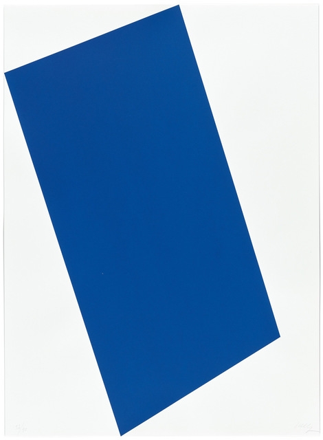 Ellsworth Kelly, Blue, 1997 Ellsworth Kelly, Blue, 1997