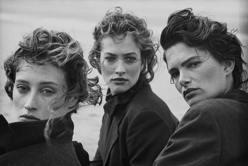 Peter Lindbergh, Marie-Sophie Wilson, Tatjana Patitz, Kynne Koester, 1987 Peter Lindbergh, Marie-Sophie Wilson, Tatjana Patitz, Kynne Koester, 1987