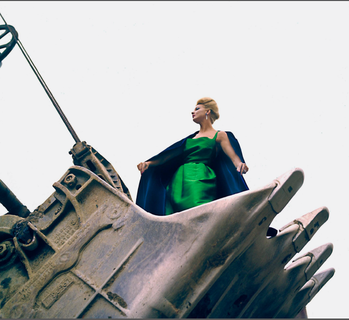 Ormond Gigli, Woman in Steam Shovel 1965 Ormond Gigli, Woman in Steam Shovel 1965
