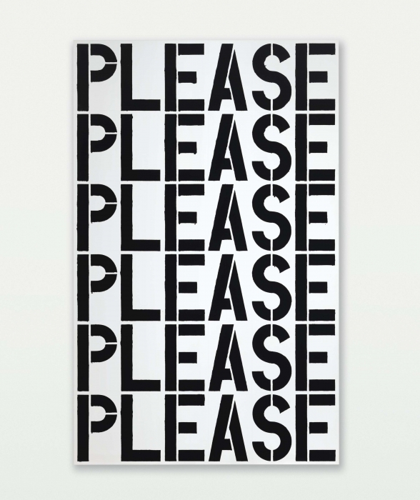Christopher Wool, Please Christopher Wool, Please